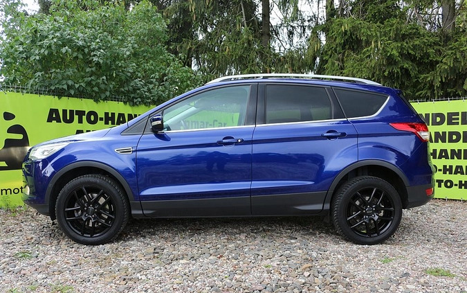 Ford Kuga cena 64900 przebieg: 166000, rok produkcji 2015 z Karlino małe 562